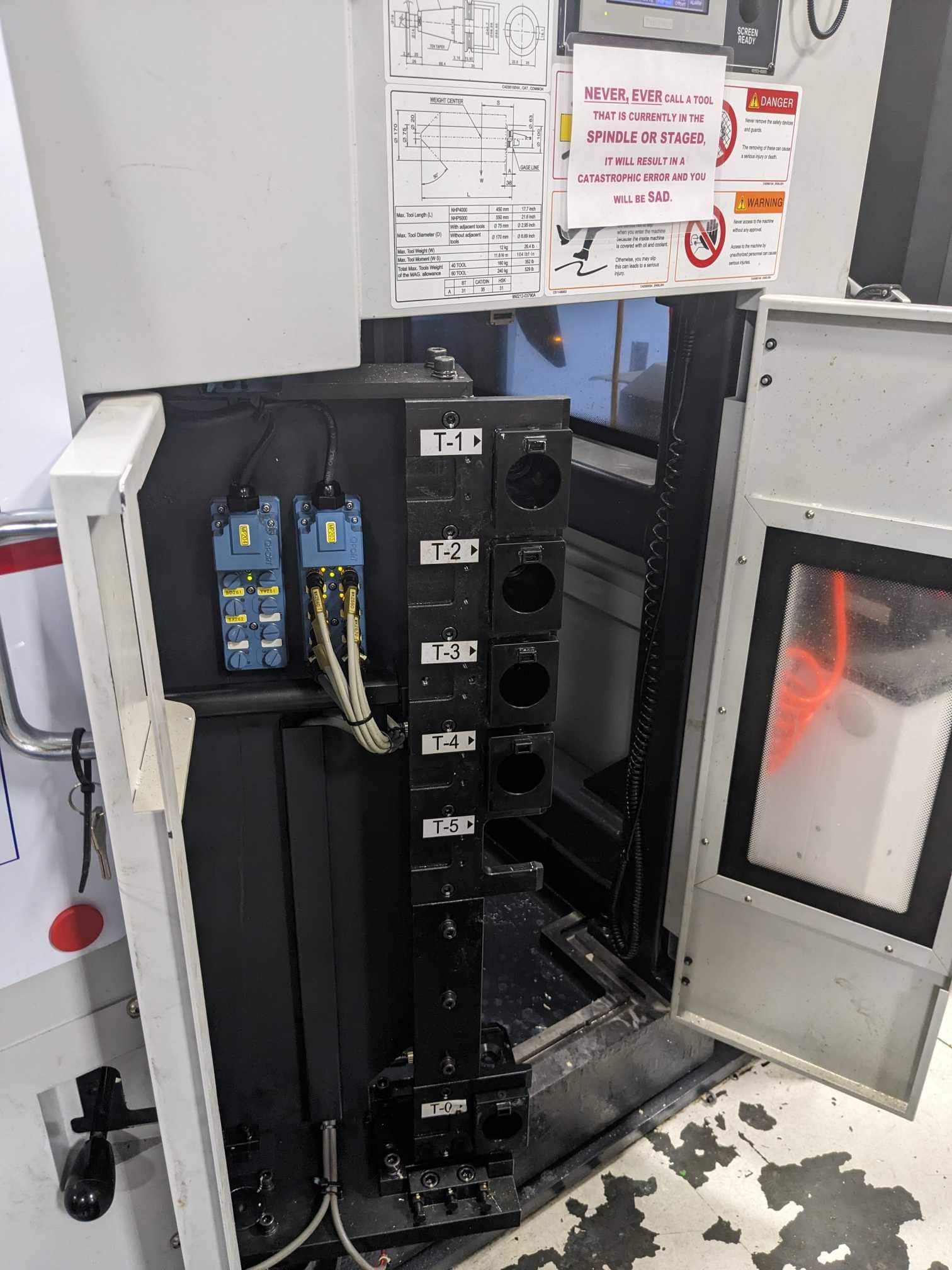 Doosan NHP 4000 CNC HMC, 2019 - 4-Axis 12 Pallet LPS, 275 Tool Matrix - Image 15