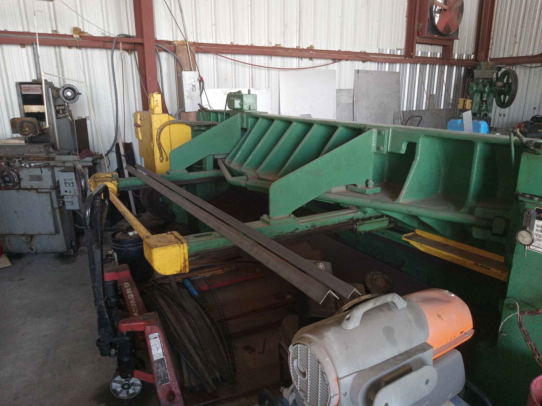 Wysong 10' x 1/4" Model 1025 Mechanical Power Squaring Shear