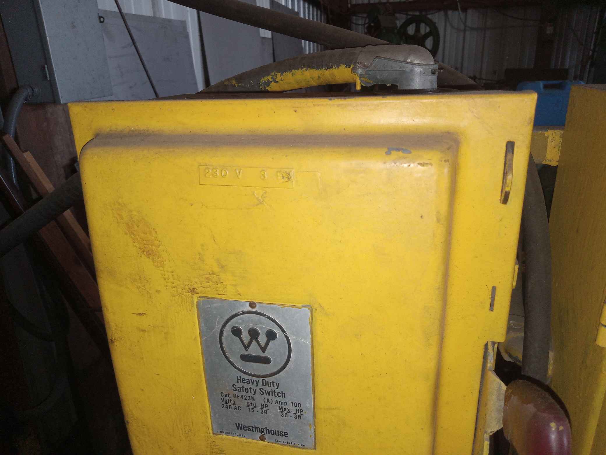 Wysong 10' x 1/4" Model 1025 Mechanical Power Squaring Shear