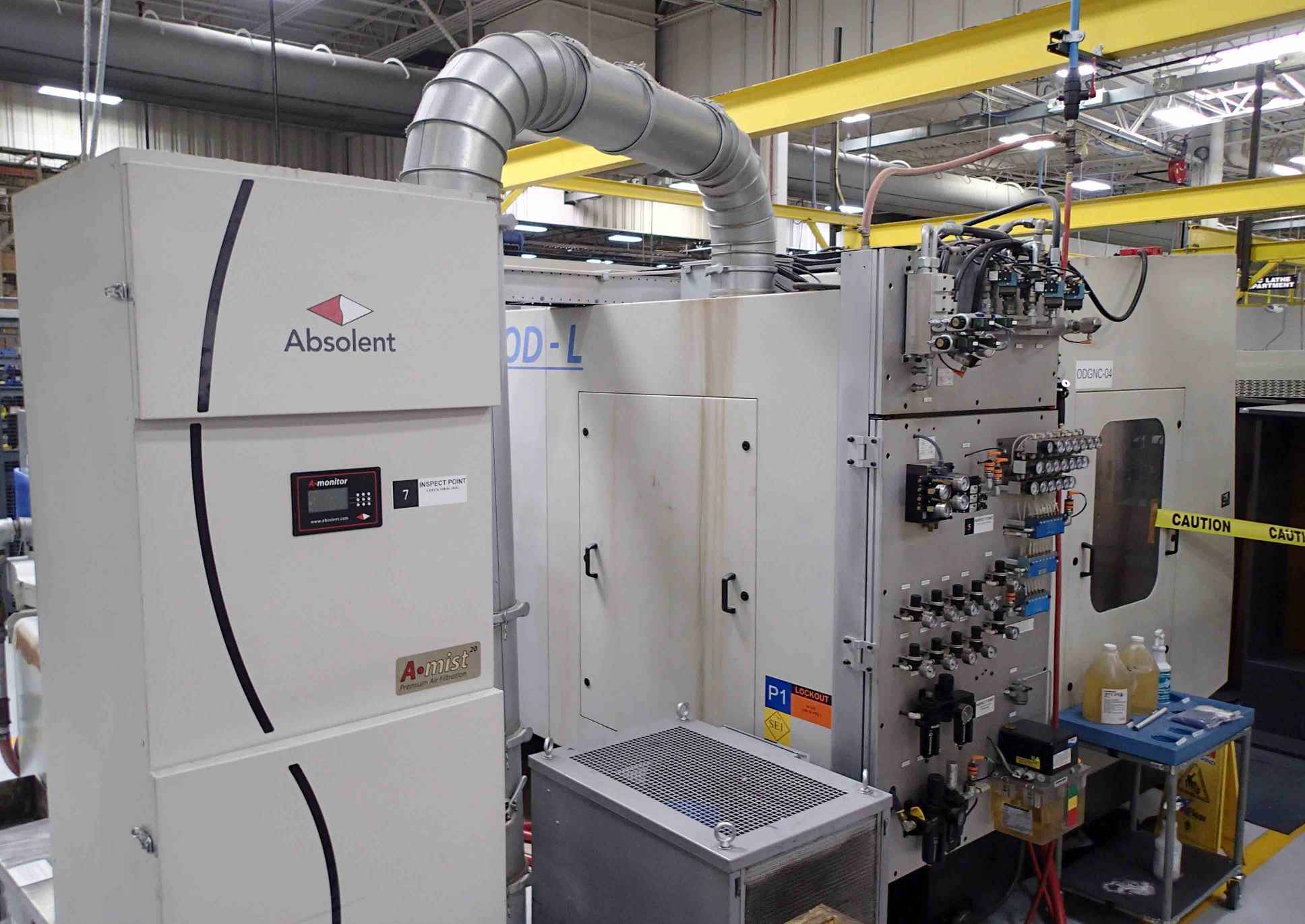 Usach 200 OD-L Dual Wheel CNC Grinder, 2014 - 42" Swing, 80" Centers, Probing, Fanuc, Fabric Filter, Chiller - Image 12