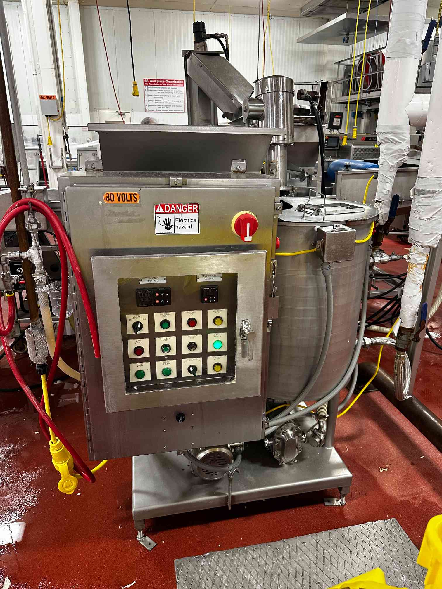 Rema Stainless Steel Mixing Skid
