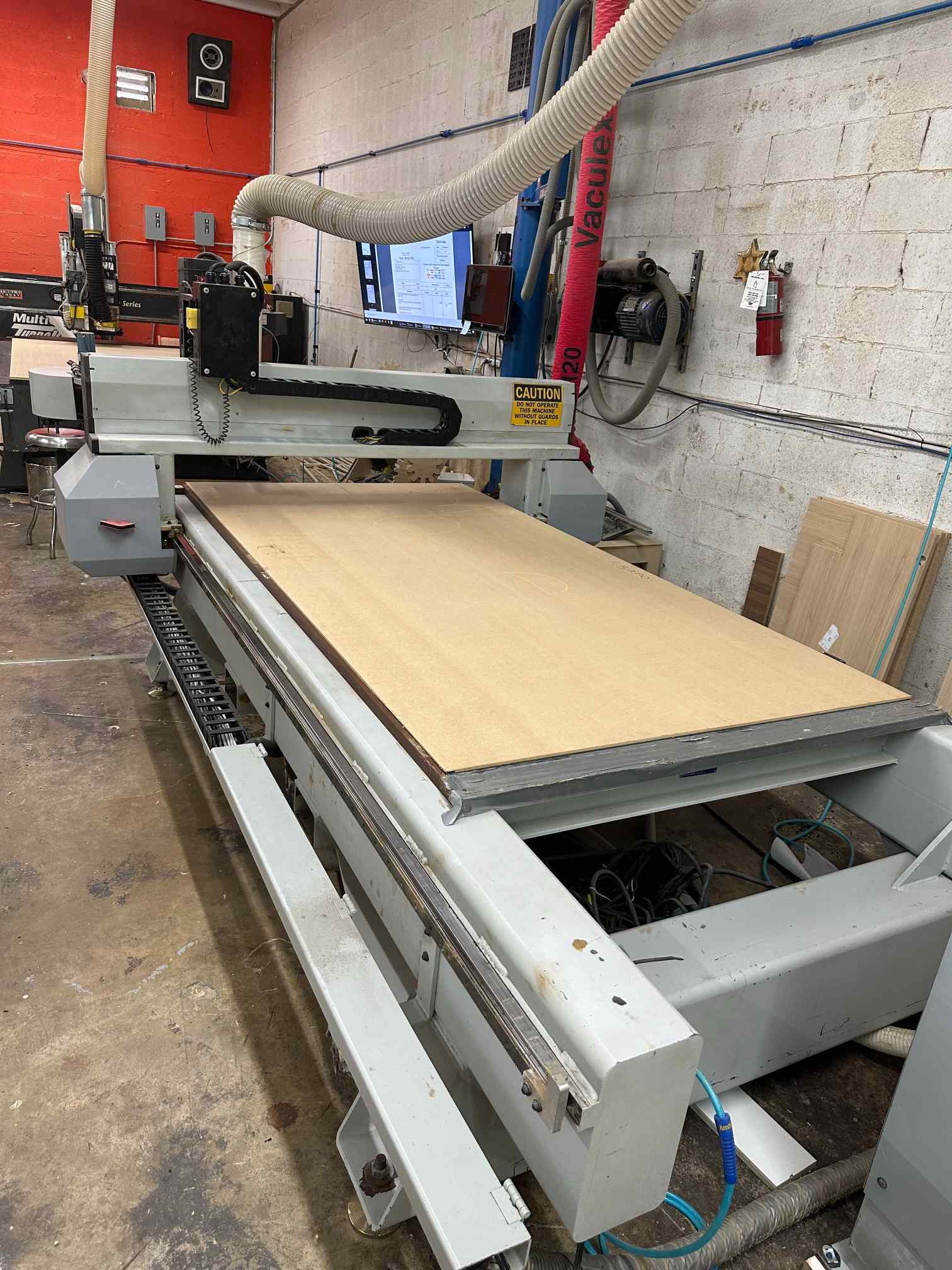 4' x 8' Multicam MG 103 Series CNC Router
