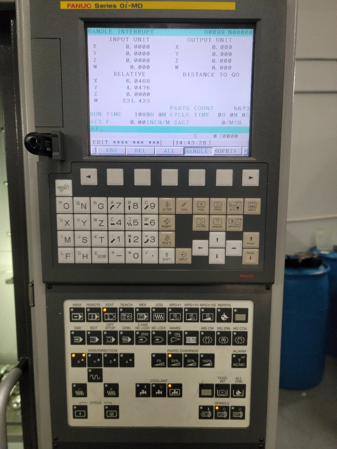 Tsugami VA 2 VMC, 2015 - 30,000 RPM, Fanuc OiMD Control, Renishaw Probe, Rigid Tapping - Image 3