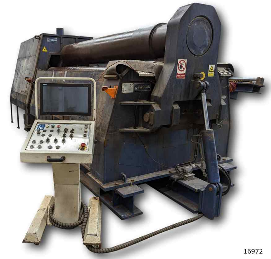 1.42" x 10' Faccin 4HEL-3146 CNC Plate Roller