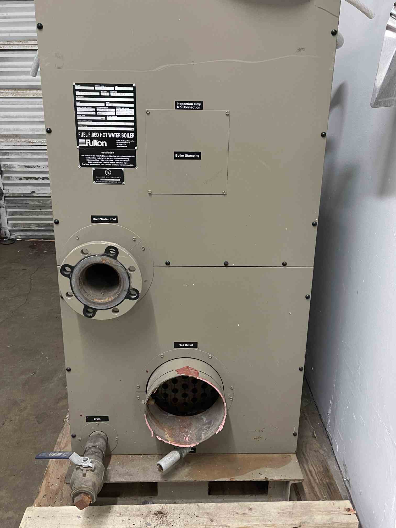 1.9MM BTUH Fulton VTG-2000 Natural Gas Water Boiler
