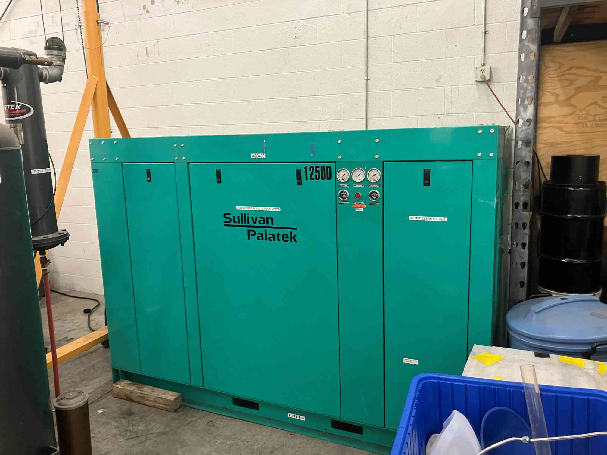 125 HP Sullivan Palatek 125UDG Air Compressor