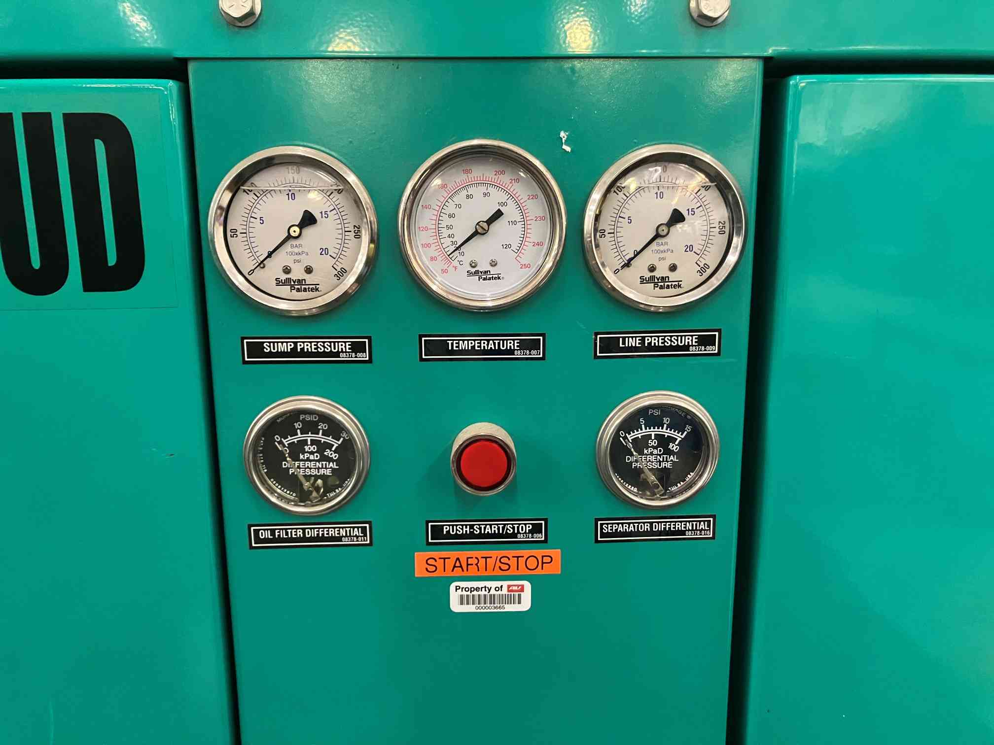 125 HP Sullivan Palatek 125UDG Air Compressor