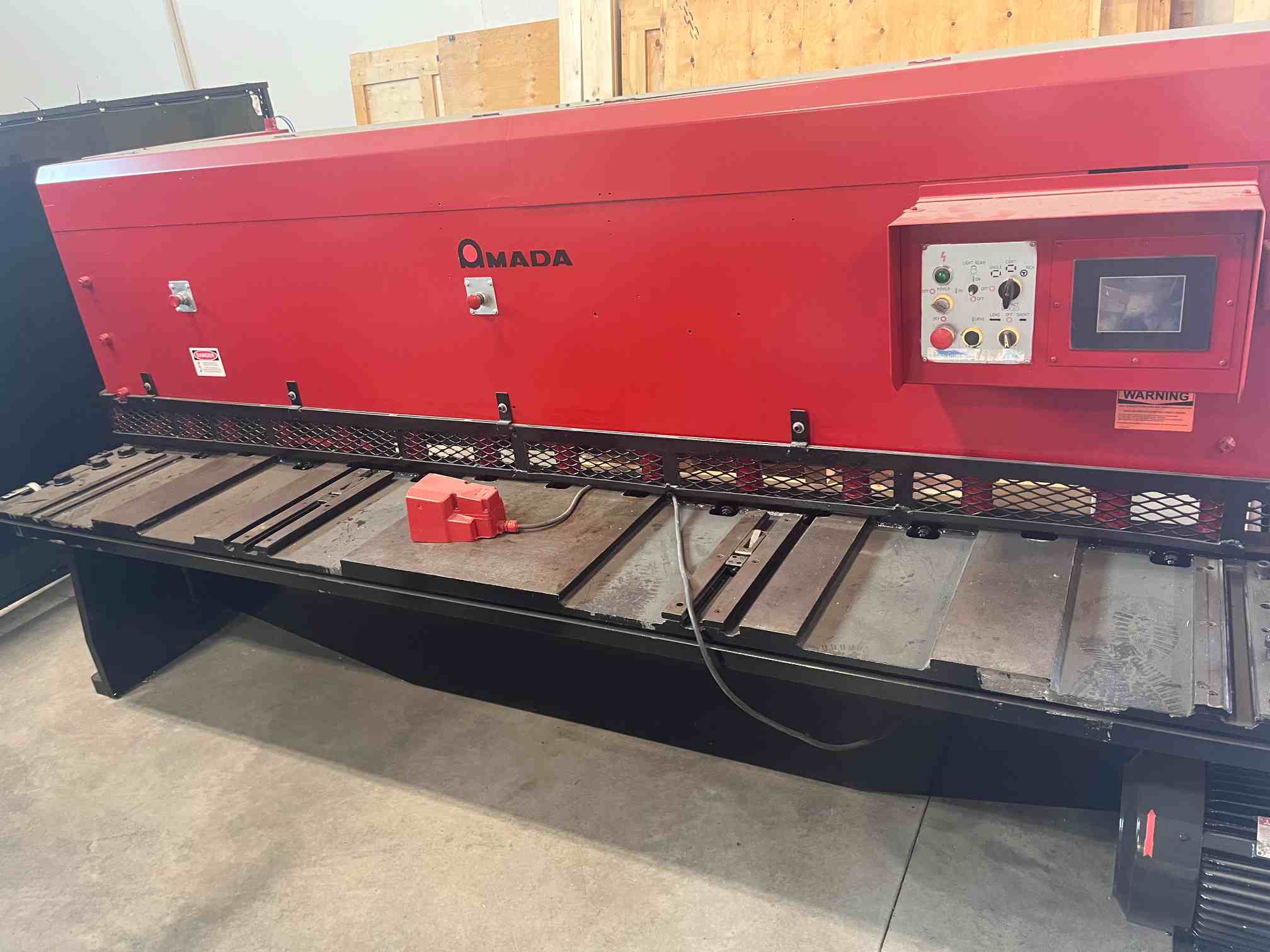 1/4" x 10' Amada M-3060 Mechanical Shear