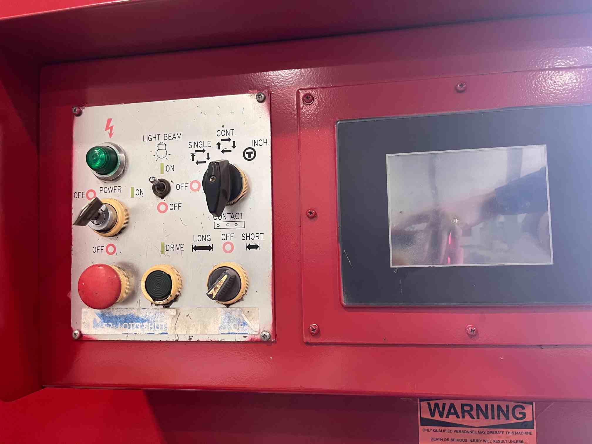 1/4" x 10' Amada M-3060 Mechanical Shear