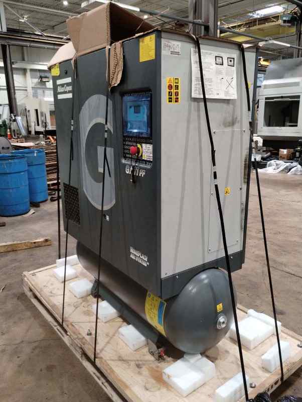 15 HP Atlas Copco GA11FF Rotary Screw Air Compressor