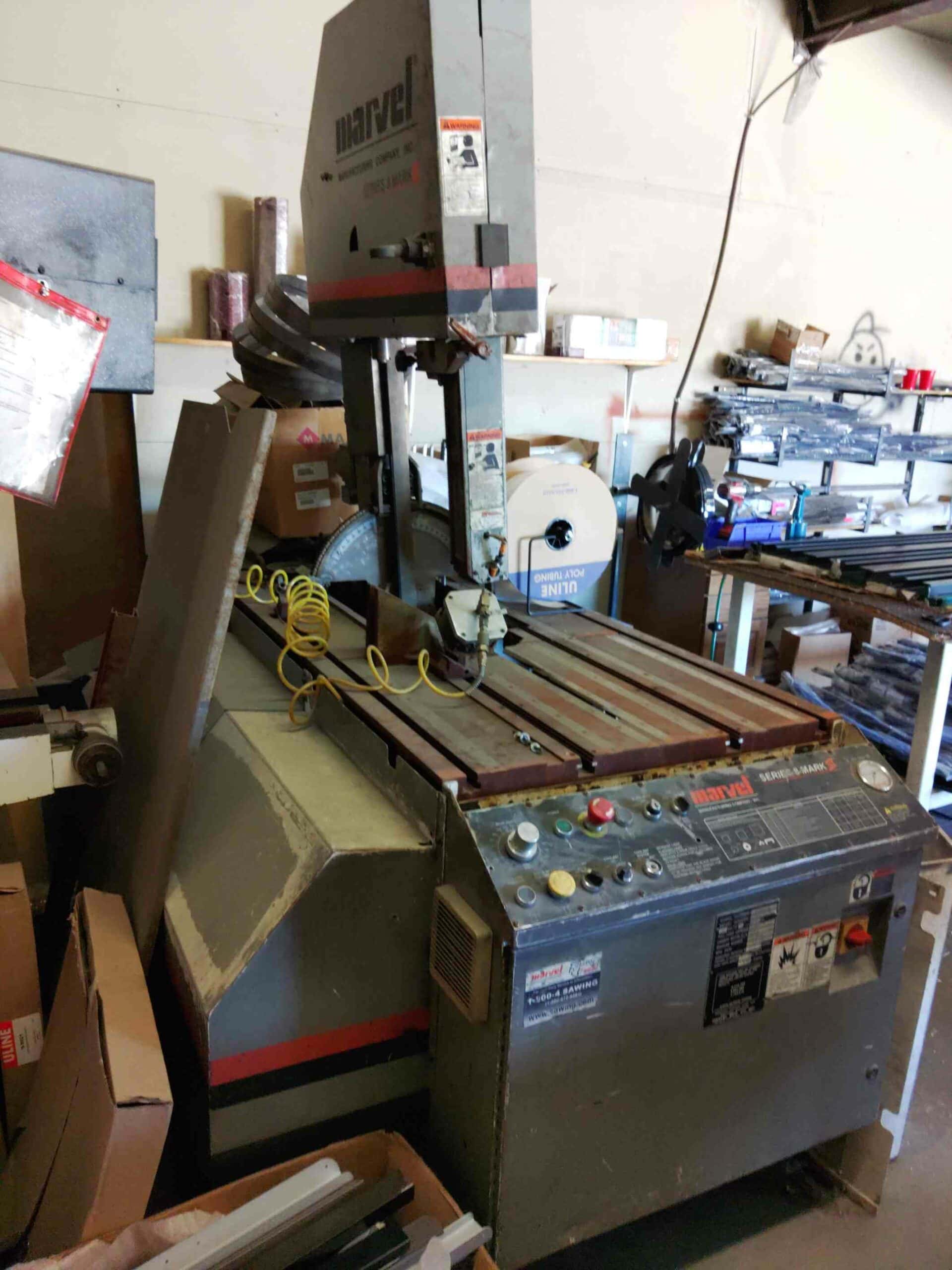 18"x 22" Marvel Series 8-Mark III Vertical Band Saw