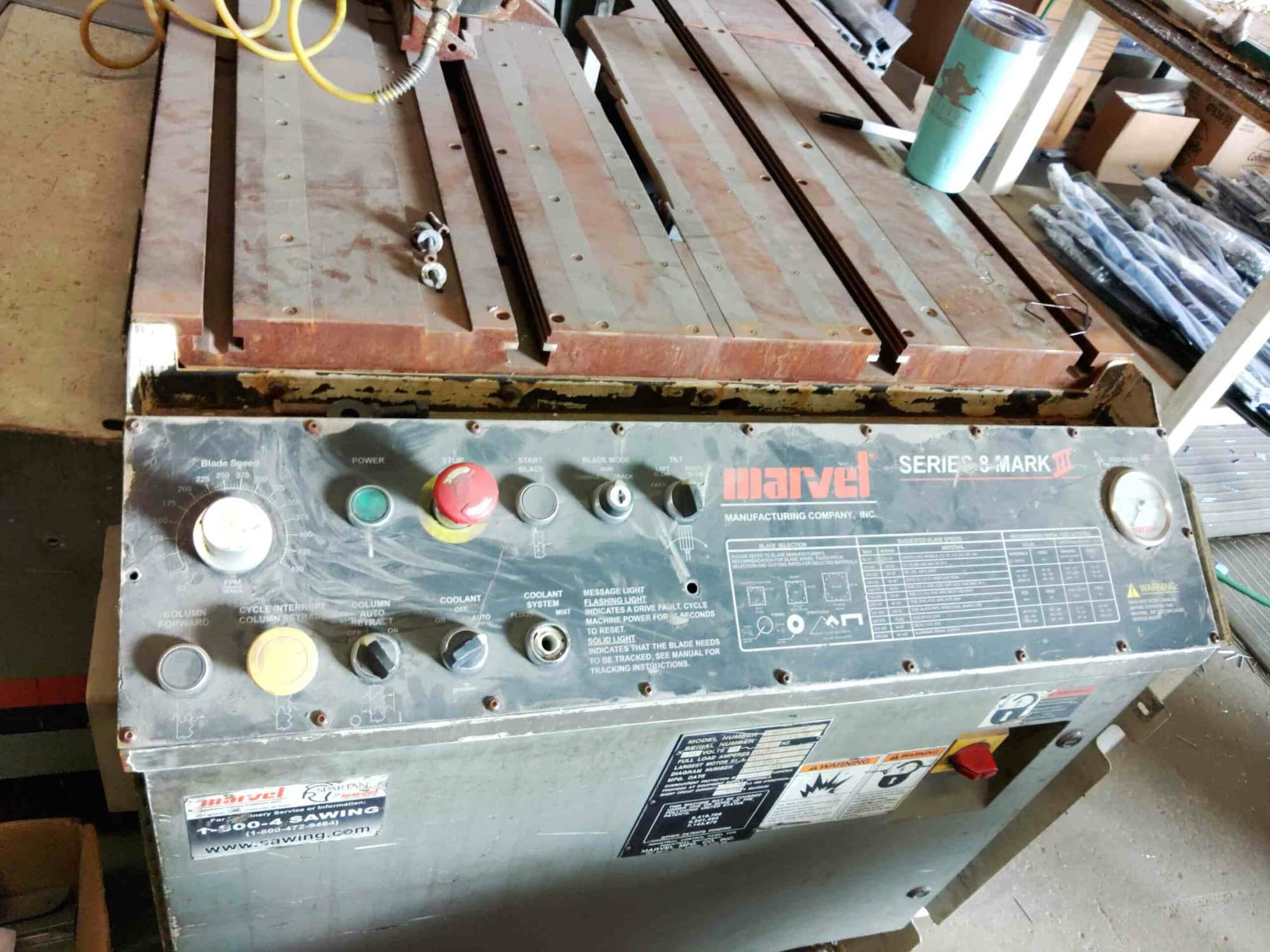 18"x 22" Marvel Series 8-Mark III Vertical Band Saw