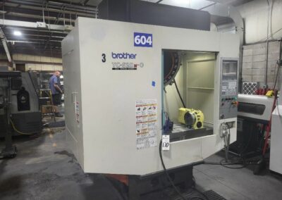 2012 brother tc-s2dn-0 4 axis drill and tap with nikken indexer