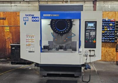 2015 brother speedio s1000x1 cnc vmc, drill and tap