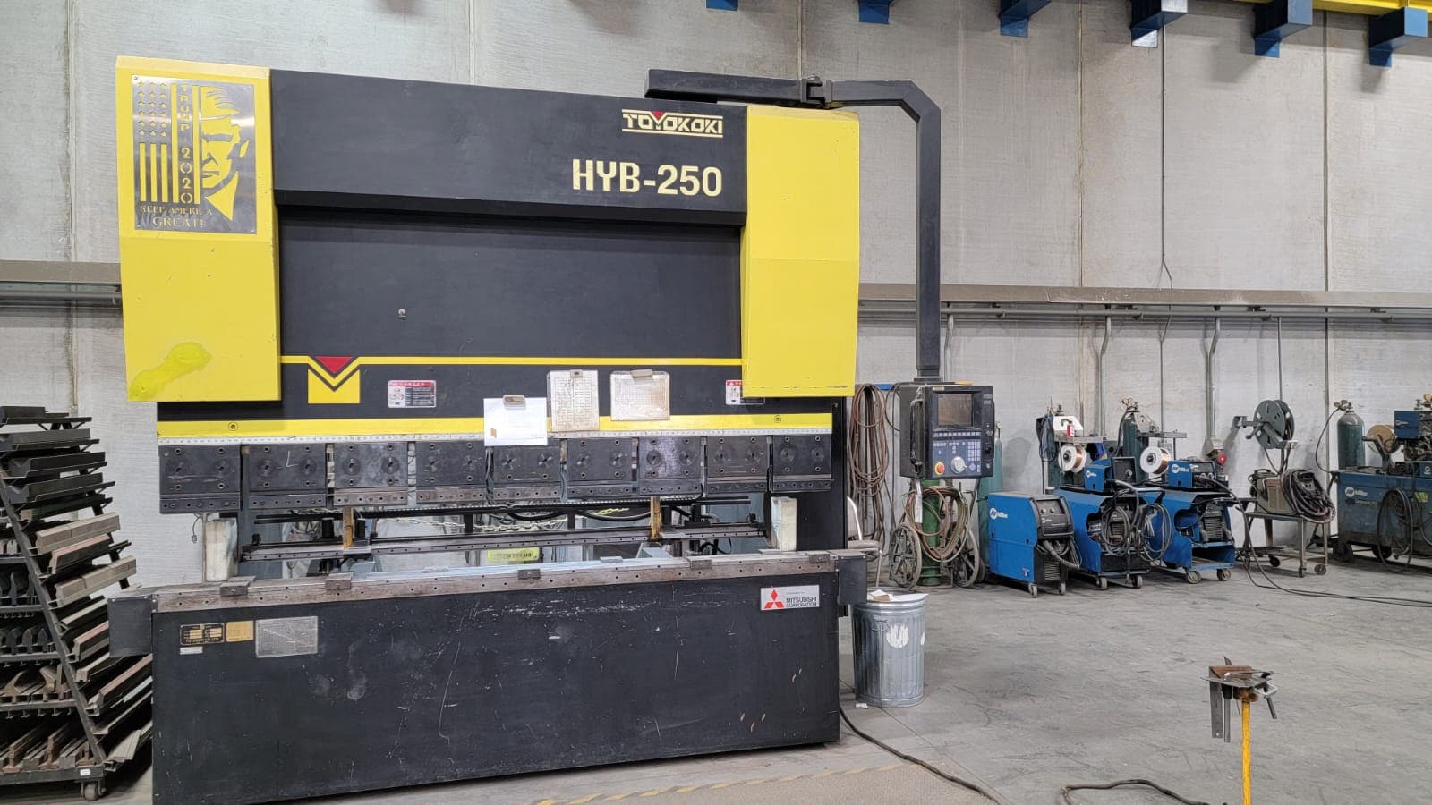 250 Ton X 10’ Toyokoki Hyb-250 Press Brake
