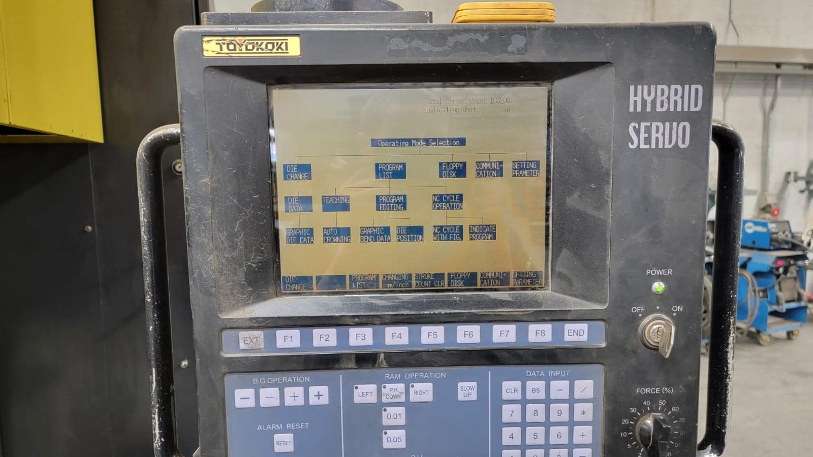 250 Ton X 10’ Toyokoki Hyb-250 Press Brake