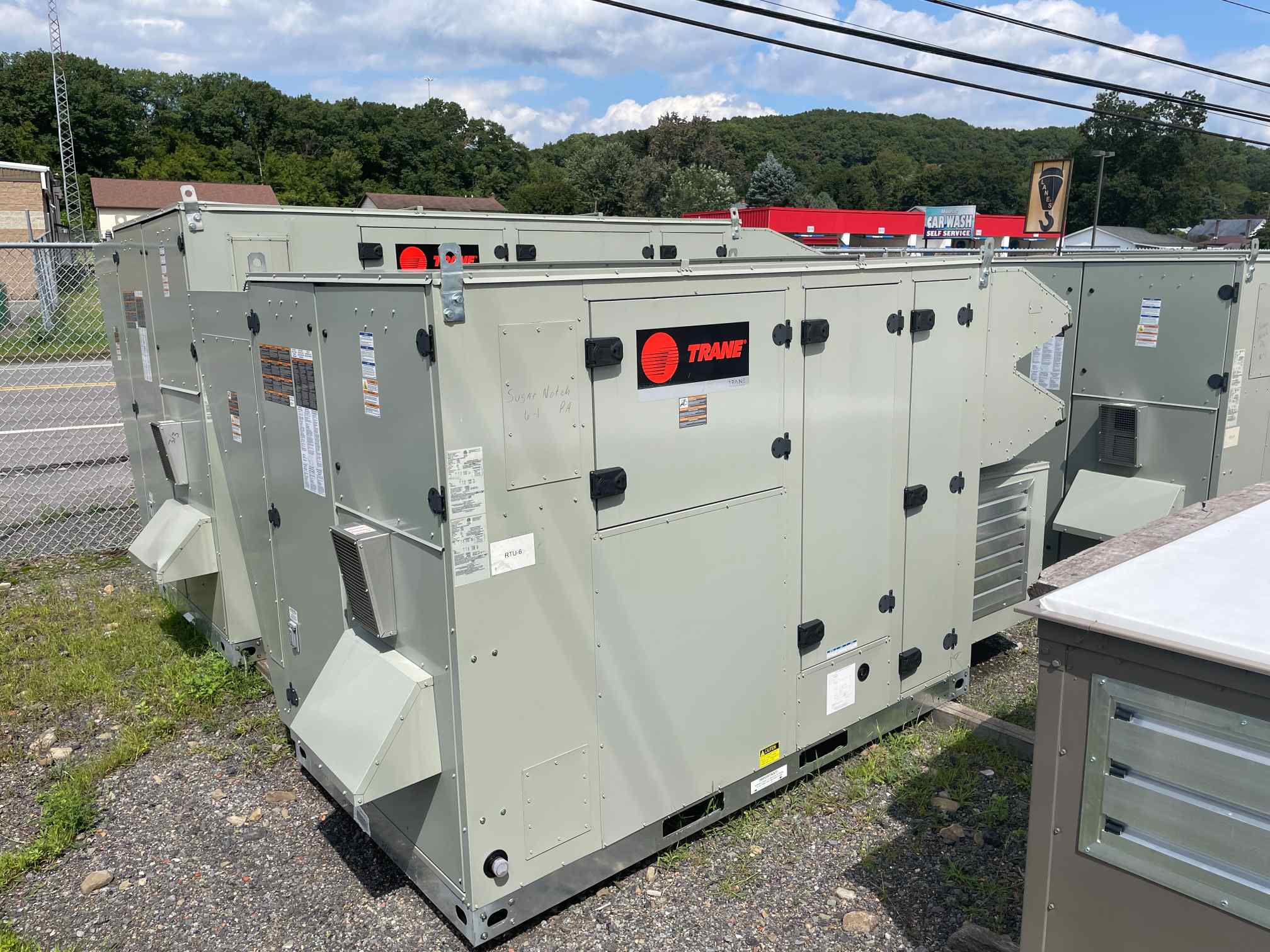 30 Ton Trane Forced Air Furnace with Cooling Unit