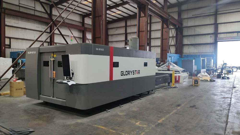 3000 Watt Glory Star GS-3015CE Fiber Laser Cutting Machine