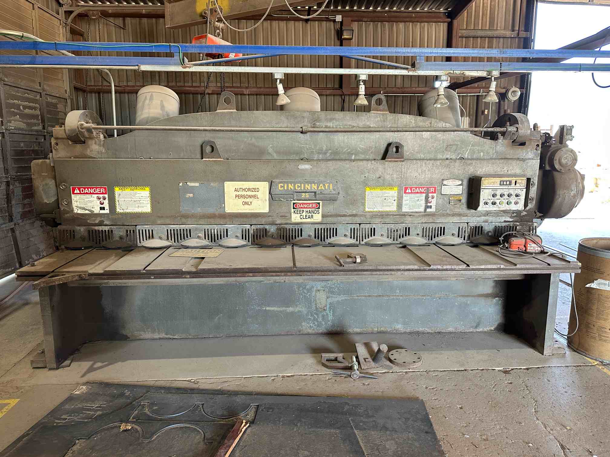 3/8" x 12' Cincinnati 2512 Shear