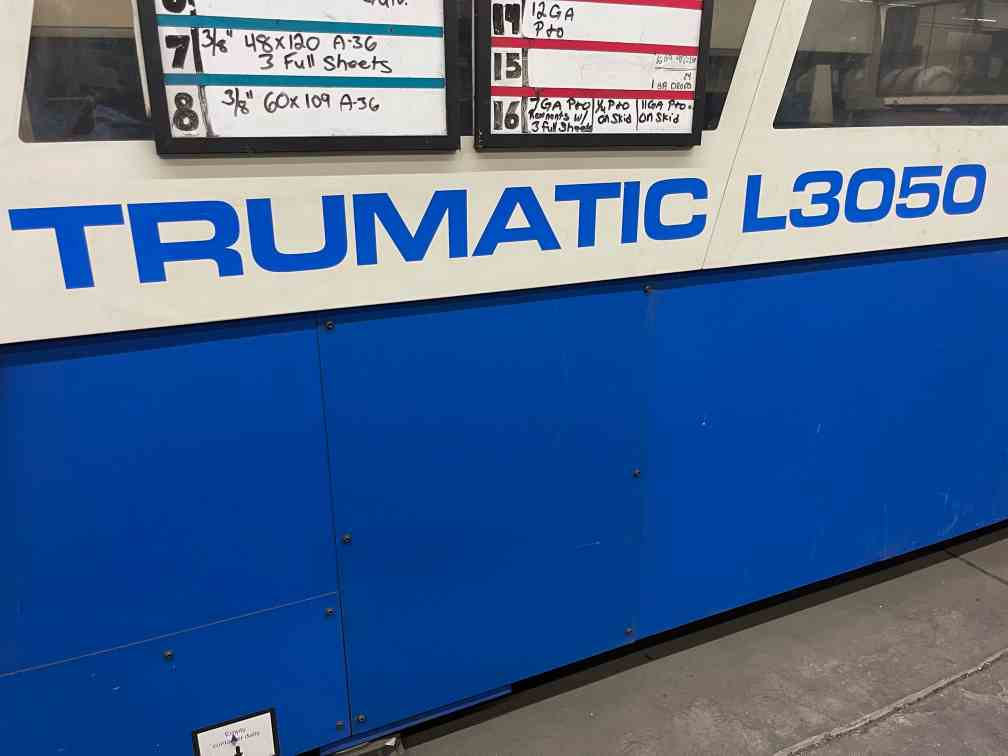 5000 Watt Trumpf L3050 CO2 Laser