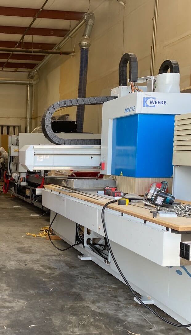 9' x 4' Weeke Optimat O KDF 540 2C CNC Router