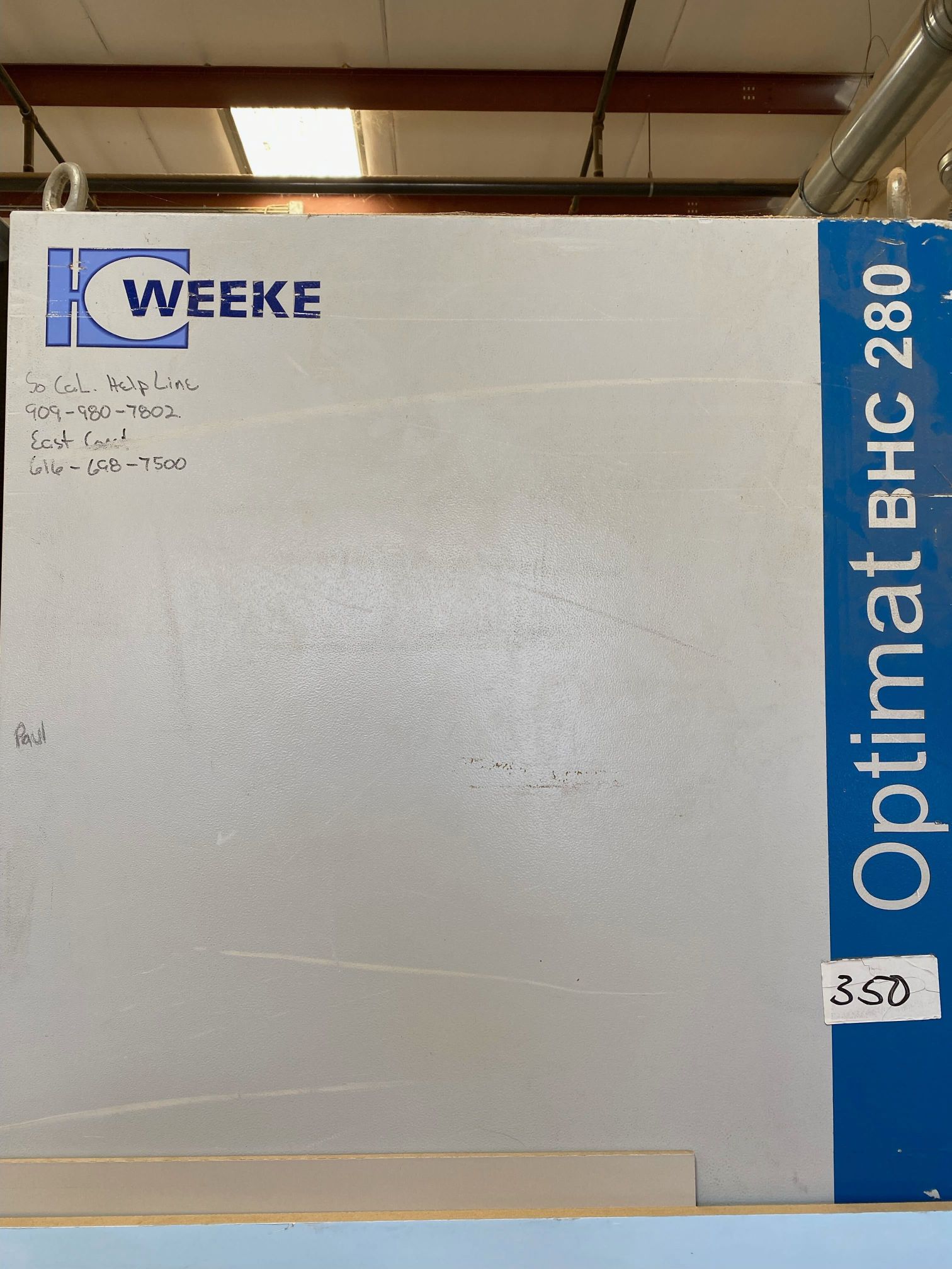 9' x 4' Weeke Optimat O KDF 540 2C CNC Router