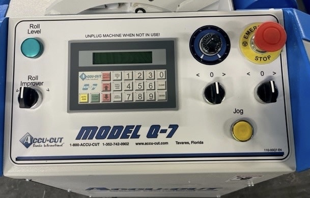 Accu-Cut Dual Cradle Q7 Carpet Cutting Machine