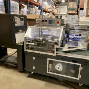 Eastey VSA1721-TKV1 Automatic L-Sealer with Eastey ET1610-36-MBV1 Shrink Tunnel