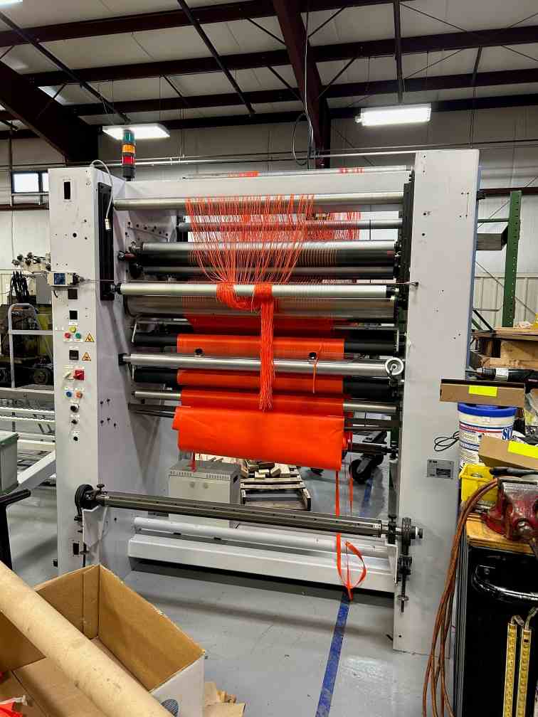 Rius TA-X-1200-DR Textile Slitting Machine