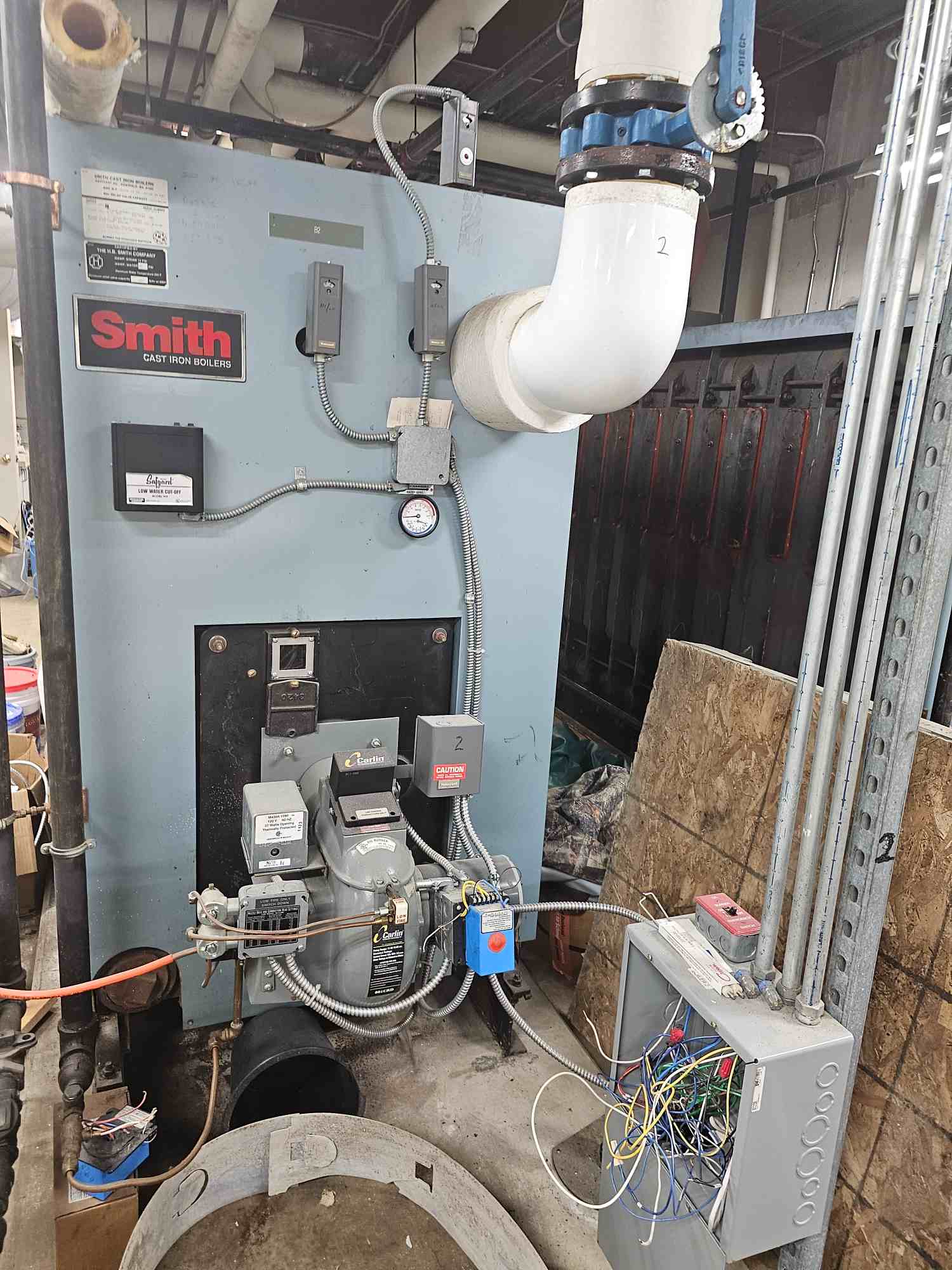 Smith 98 HP Series 28A-13 Cast Iron Steam Boiler
