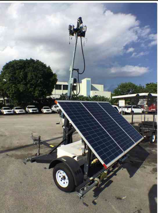 Wanco WCTS Solar Security & Surveillance Trailer