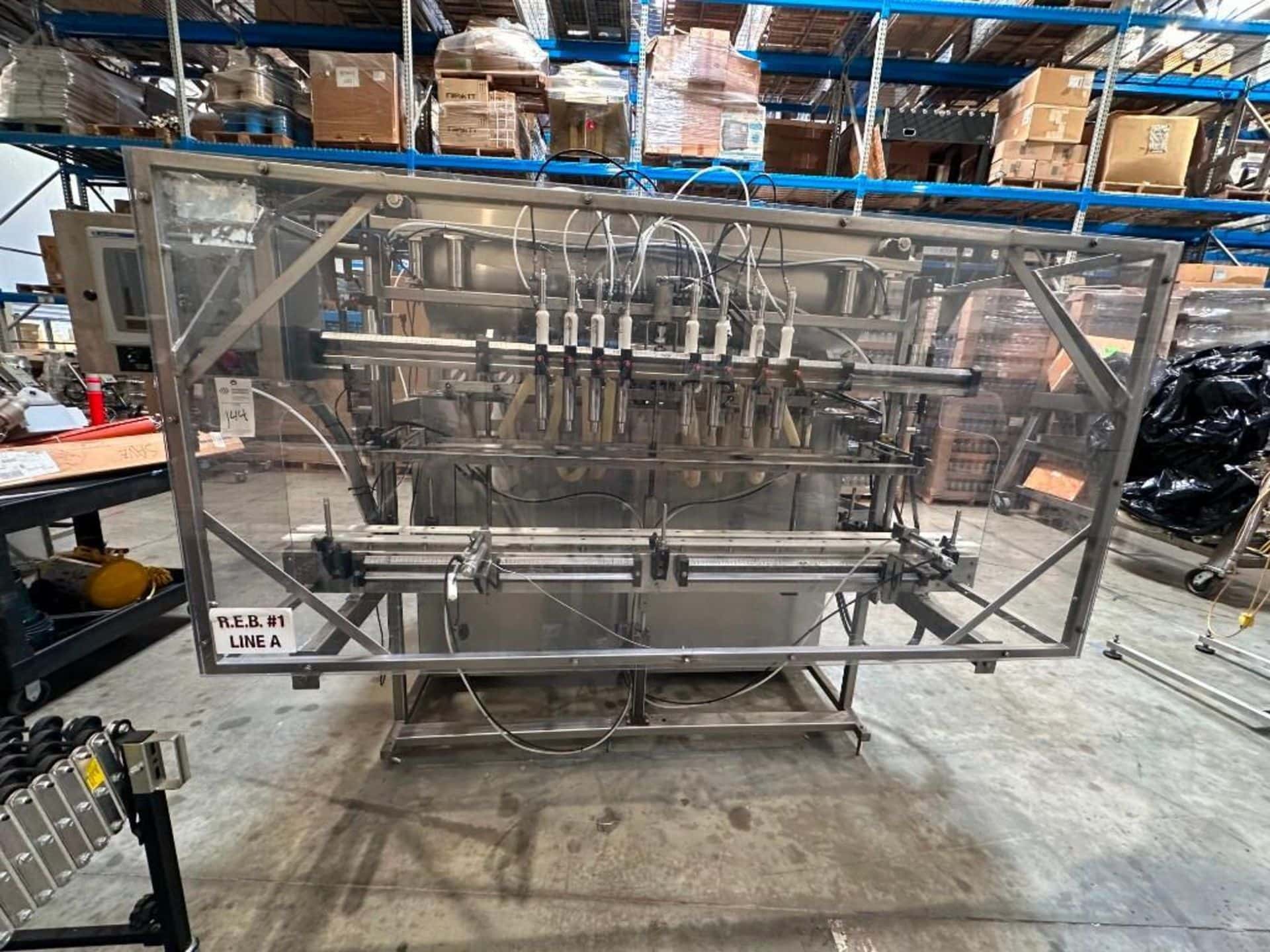 reb-model-ivs-hg-8-8-head-piston-filler-half-gallon-filler reb model ivs-hg-8 8 head piston filler - 1/2 gallon filler