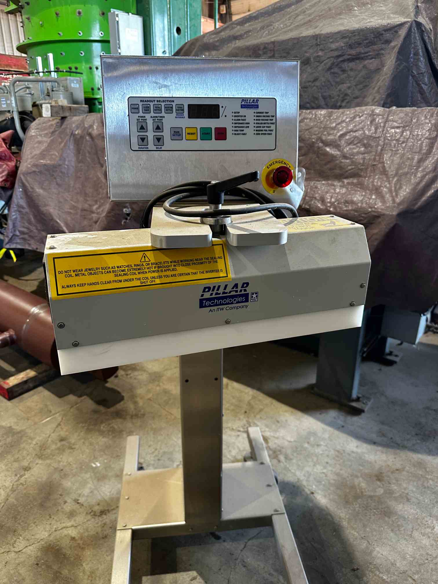 Pillar U1P1002 V Cap Induction Sealing System