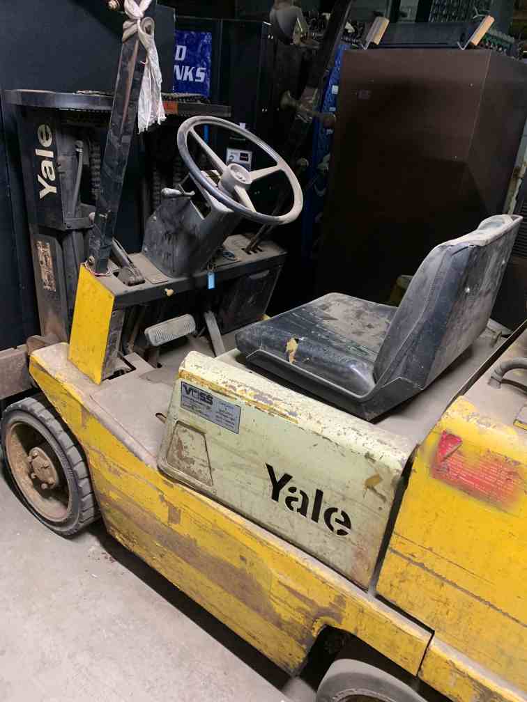 6000 Lb Yale GLC060RCJUAV059 Propane Forklift ~1,250 Hours