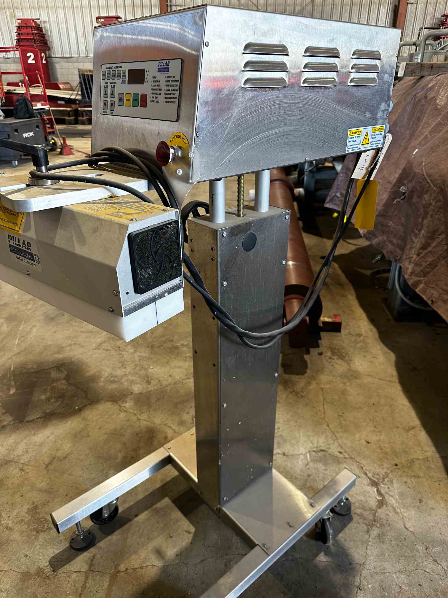 Pillar U1P1002 V Cap Induction Sealing System