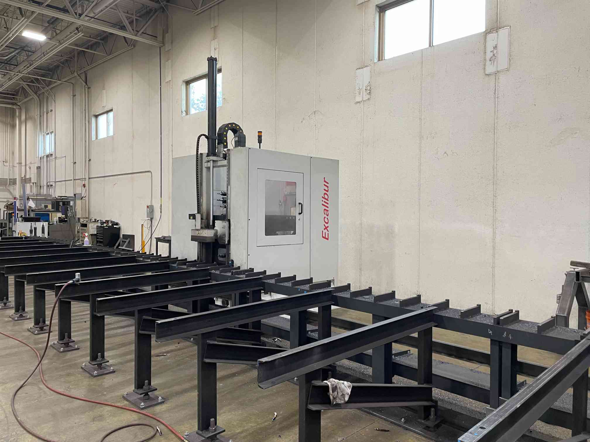 Ficep Excalibur 1201 DE beam line