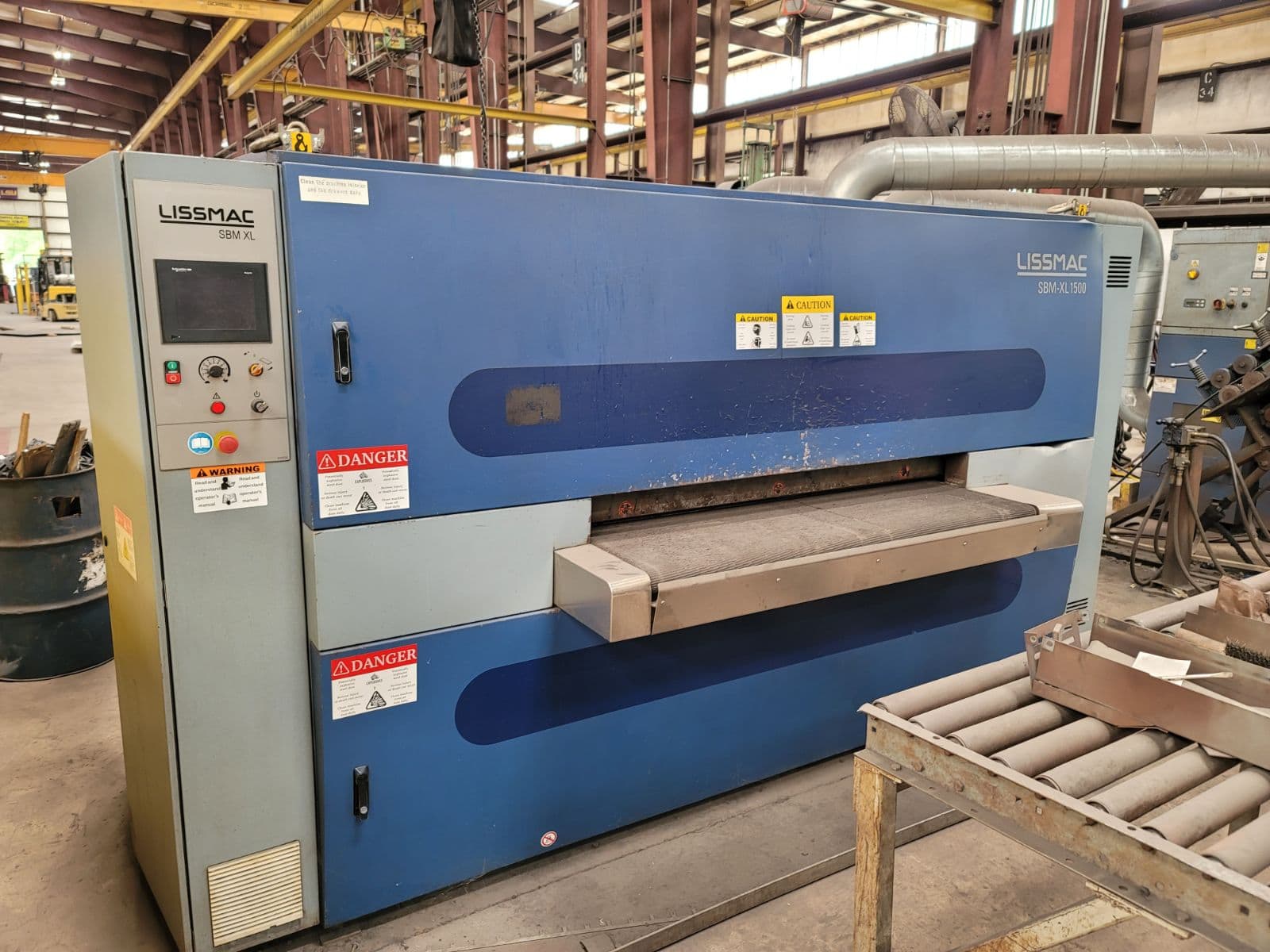 Lissmac SBM-XL 1500 G2S2 Edge Rounding and Deburring Machine