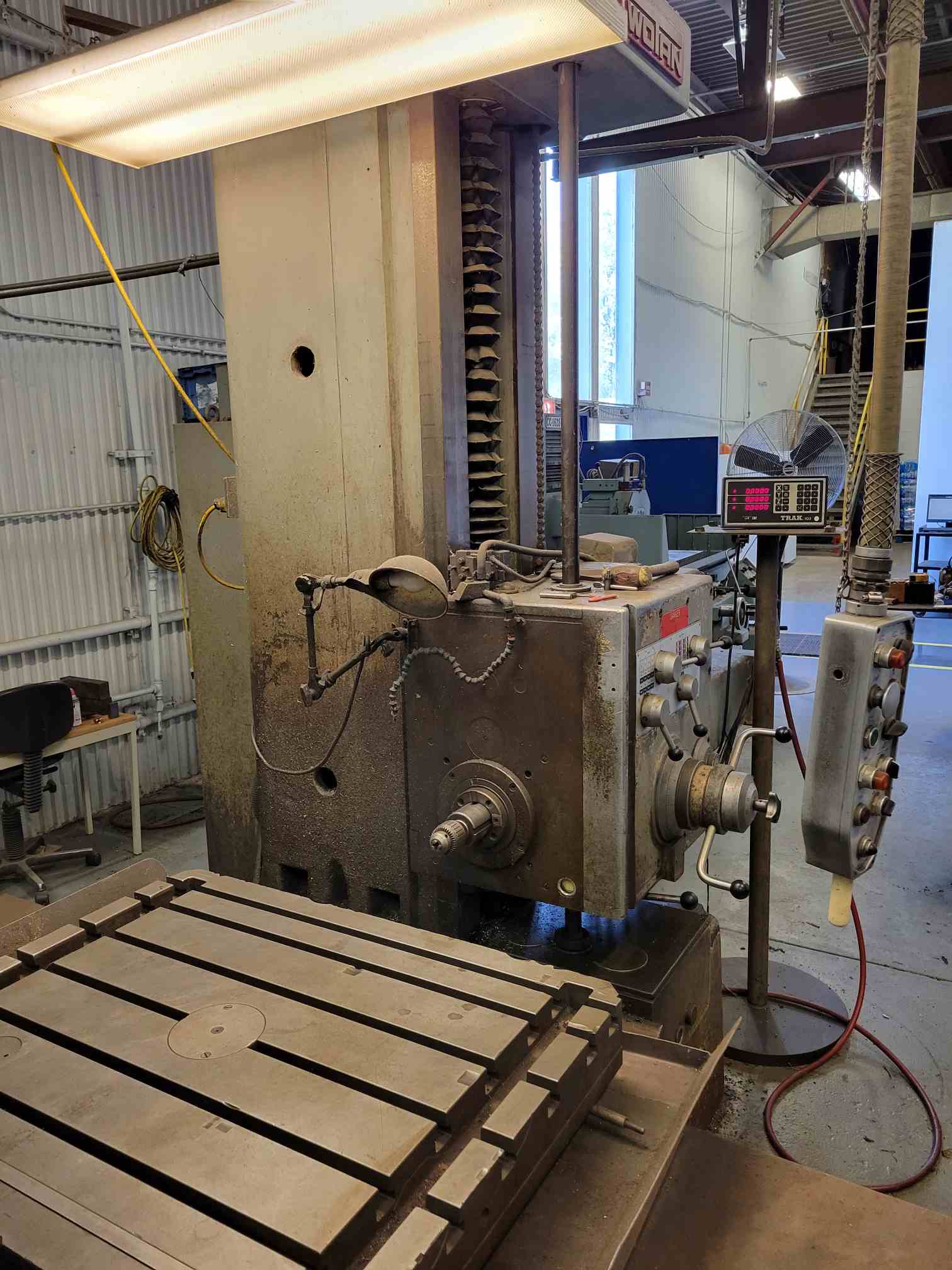 3" Wotan B75 Horizontal Boring Mill