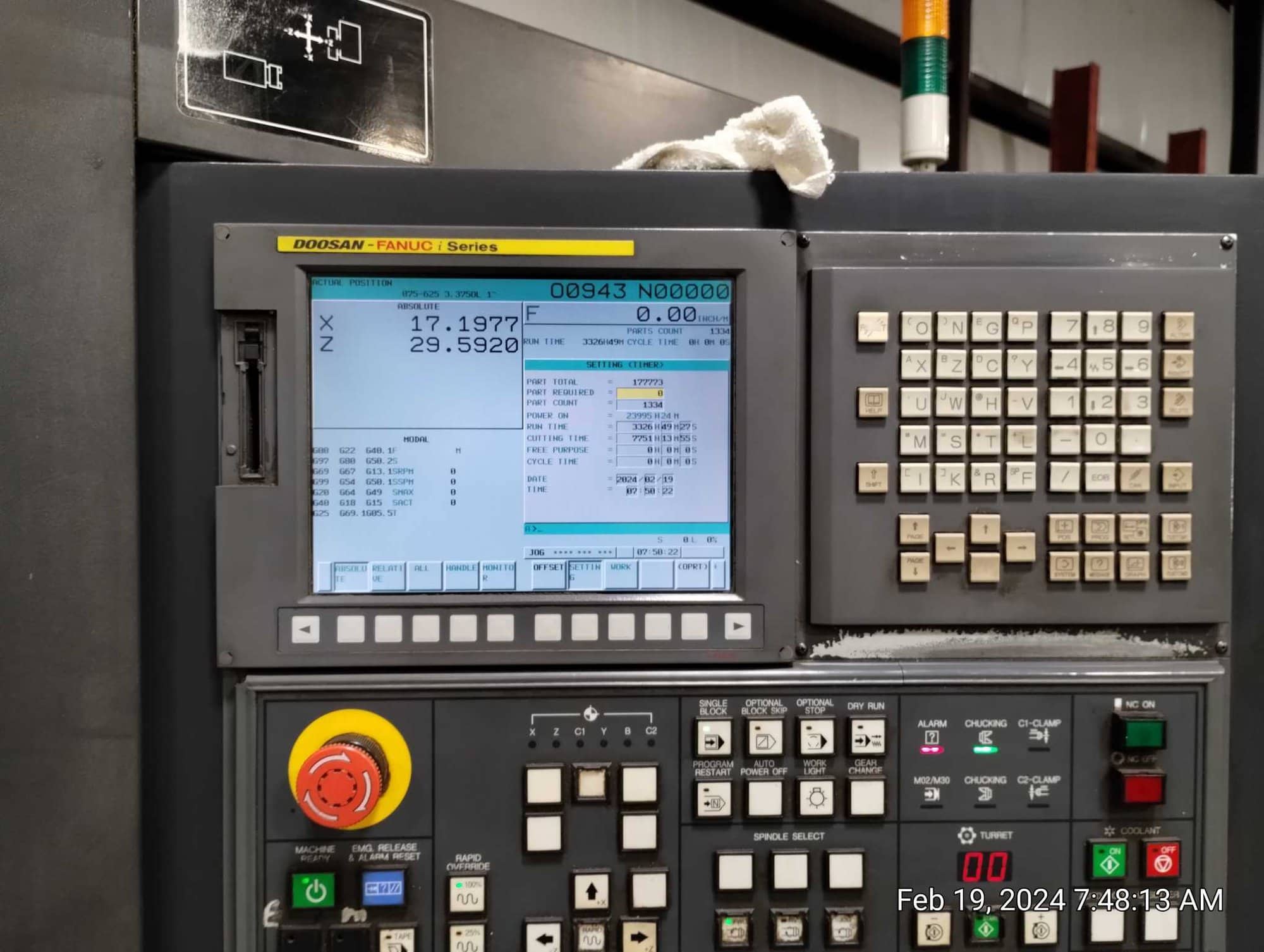 Doosan Puma 2600, CNC Lathe