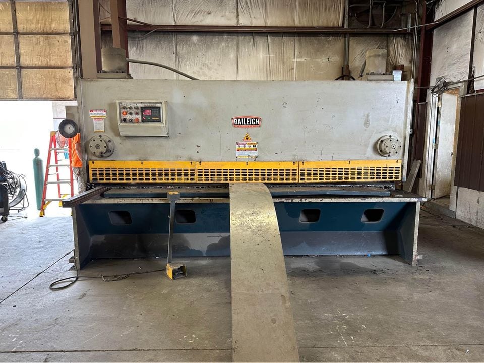 10’ X 1/2” Baileigh SH-120500 Power Shear