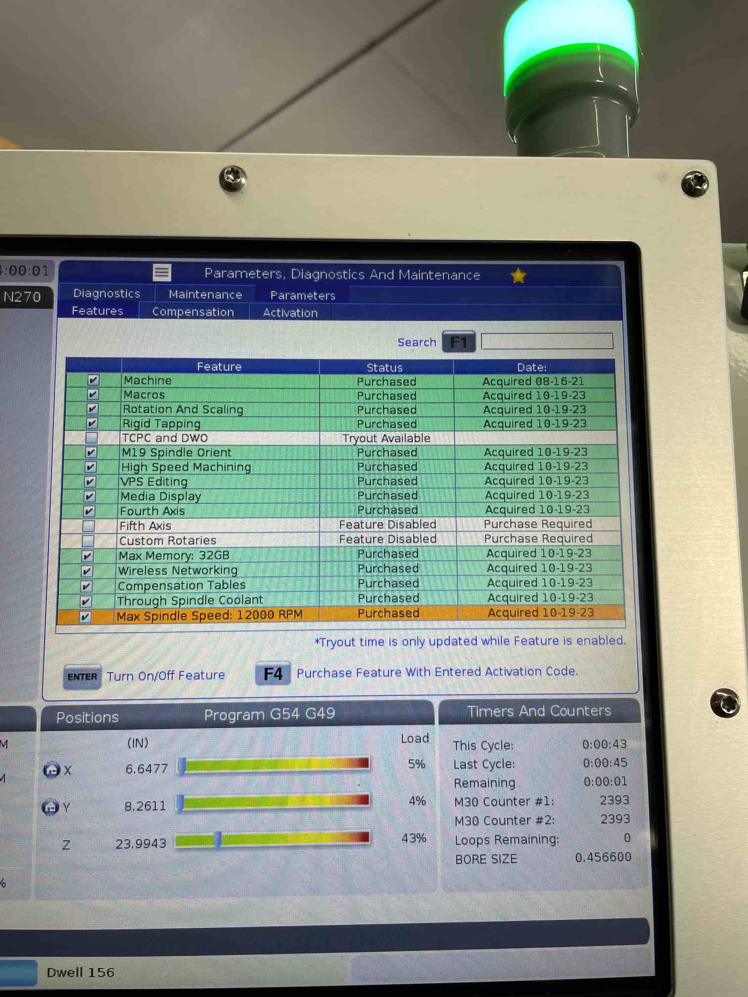 Haas VF-3 SS CNC VMC