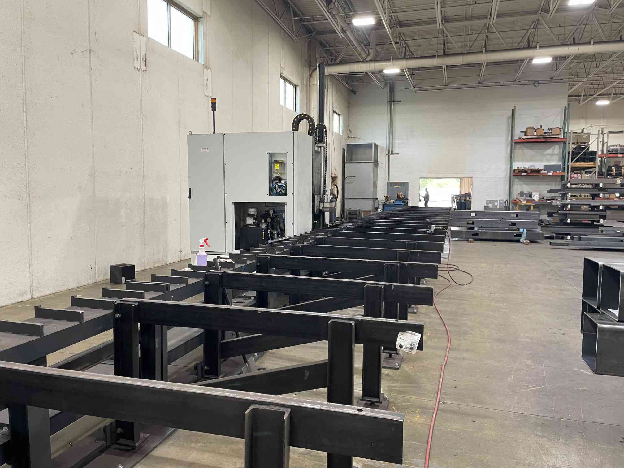 Ficep Excalibur 1201 DE beam line