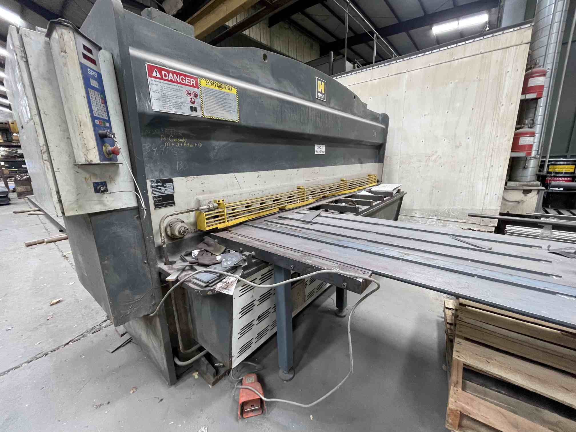 1/2" x 10' Haco HDS-10-1.2 Hydraulic Shear