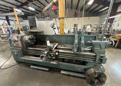 2000 kingston hd-2690 engine lathe 26 inch x 90 inch taper attachment dro