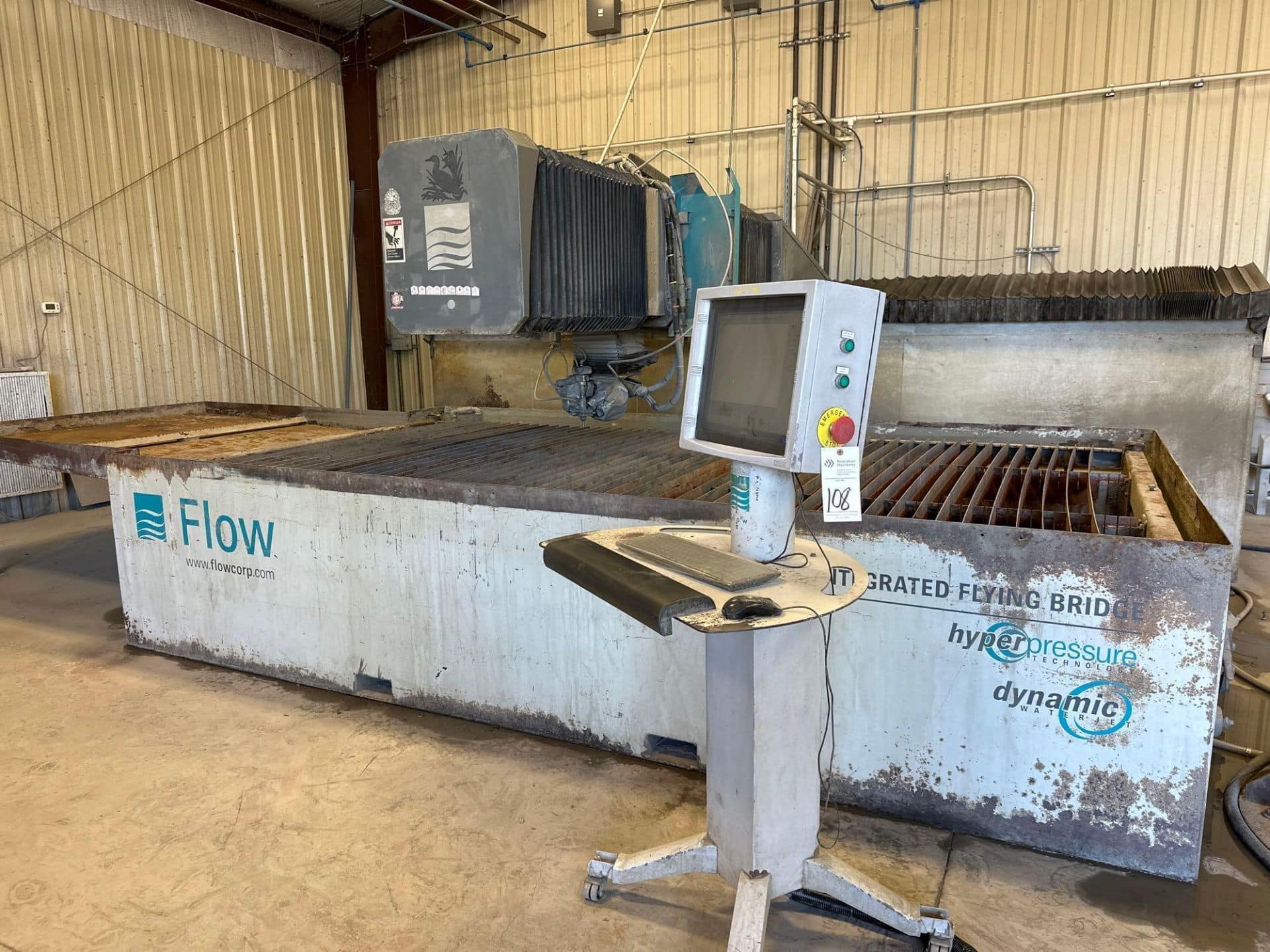 2009-6-foot-by-12-foot-dynamic-water-jet-60000-psi 2009 6 foot by 12 foot dynamic water jet 60000 psi