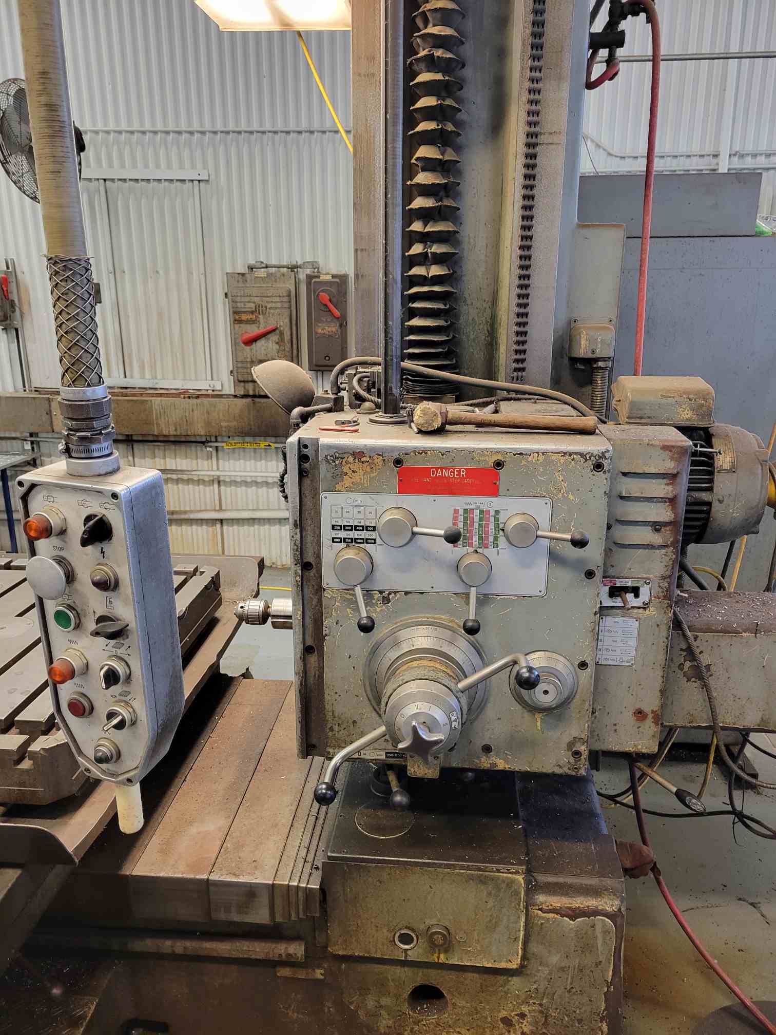 3" Wotan B75 Horizontal Boring Mill