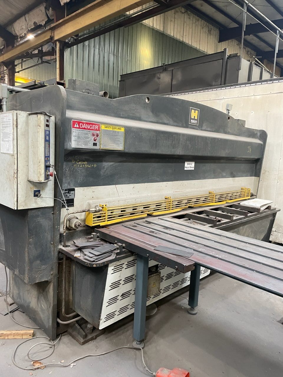 1/2" x 10' Haco HDS-10-1.2 Hydraulic Shear