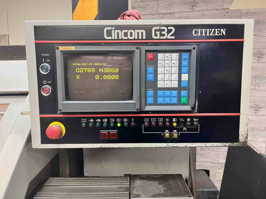 Citizen Cincom G32 Dual Turret CNC Swiss Lathe