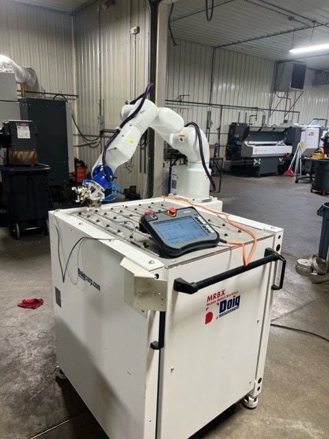 Epson VT6 Six Axis Robot with Doig Mobile Robot Workbox