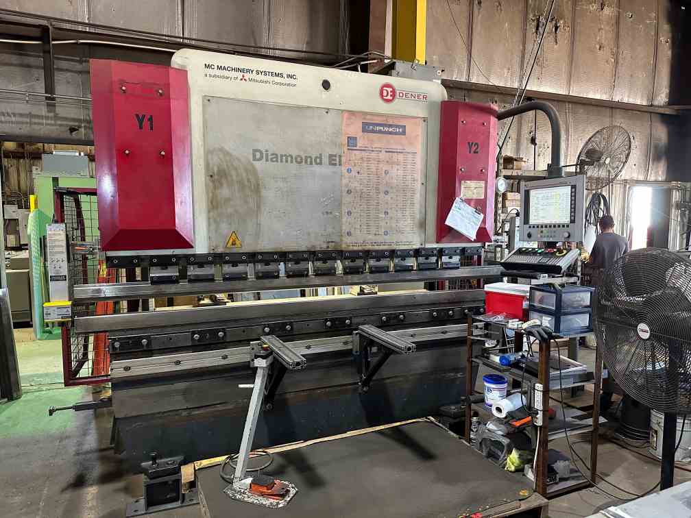 80 Ton 8' Dener PU 80-26 AC550 CNC Press Brake